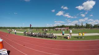 1st performance Cedar Creek High School Marching Band 92017 NJ [upl. by Lainahtan626]