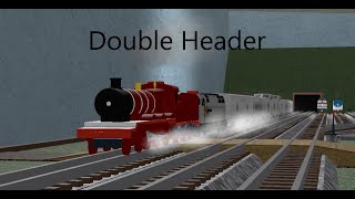 ROScale Model Railroad Double Header  ROBLOX [upl. by Oynotna]