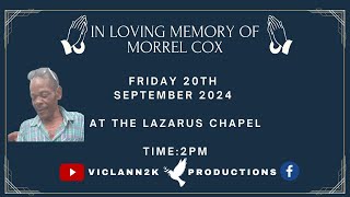 In Loving Memory of Morrel Cox [upl. by Nataniel]