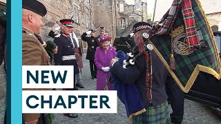 Queen ReOpens Argyll And Sutherland Highlanders’ Museum 📜 [upl. by Retsevel]