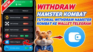 Cara Withdraw Hamster Kombat Ke Wallet Telegram [upl. by Grosz876]