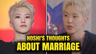 SEVENTEEN Hoshi’s Comments About Marriage Gain Attention [upl. by Nahtanoj792]