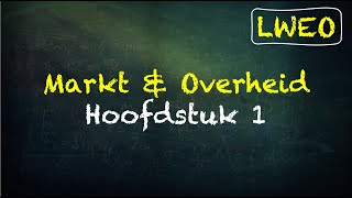 ‘Markt amp Overheid LWEO Hoofdstuk 1  economie havo [upl. by Felton897]