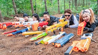 LTT Game Nerf War  Warriors SEAL X Nerf Guns Fight Assault On Criminal Groups Mr Close [upl. by Reid]