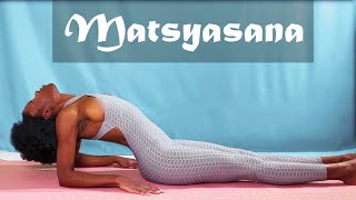 Better Sleep Insomnia Relief With Matsyasana [upl. by Aeduj]