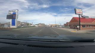 West Wendover Nevada to Wendover Utah  Wendover Boulevard [upl. by Surbeck]