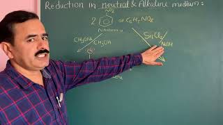 Reduction of Nitrobenzene in neutral amp Alkaline mediumNitro compoundHydrazobenzene NEETJEE BSc [upl. by Oglesby81]
