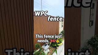 Wpc fence wpcflooring diy wpc wood wpvc installation woodworking wpcdoordesign wpcpanel [upl. by Salsbury]