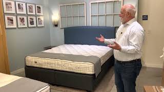 Vispring Bed Box Springs Overview with Barrie Brown of the Sleep Luxury Bed store in San Jose CA [upl. by Finnegan]