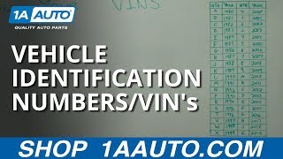 Decoding and Understanding Vehicle Identification Numbers  VINs [upl. by Bullock]