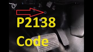 Causes and Fixes P2138 Code ThrottlePedal Position SensorSwitch DE Voltage Correlation [upl. by Ahsinert]