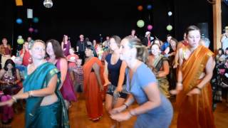 Bollywood Flash Mob Dance at Robert amp Rons Wedding Celebration [upl. by Eyot]