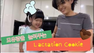 모유수유부를 위한 젖량을 늘려주는 Lactation cookie 만들기 [upl. by Asiulairam521]