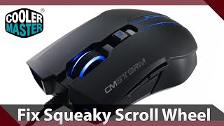 How To Fix Squeaky Scroll Wheel on Cooler Master Devastator mouse [upl. by Kussell]