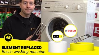 How to Replace the Element on a Bosch Washing Machine [upl. by Einneb]