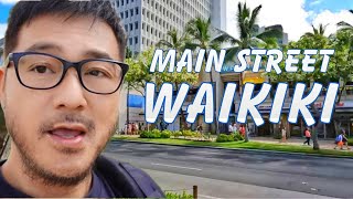 Discovering Waikikis Iconic Strip Walking Kalakaua Avenue [upl. by Wright500]