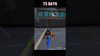 73 days practice challange  free fire  1vs4  mobile gameplay  M ten gun shorts trending yt [upl. by Eillak]