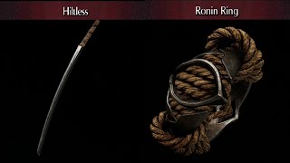 Ronin Ring amp Hiltless Weapon  Demons Souls [upl. by Ahseela483]