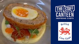 How to Make a Soft Scotch Egg with confit egg yolk recipe [upl. by Artur]