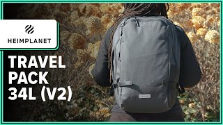 Heimplanet Travel Pack 34L V2 Review 2 Weeks of Use [upl. by Aliel386]