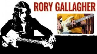 Guitarra Estilo RORY GALLAGHER  Blues Rock Made in Ireland [upl. by Mallory]