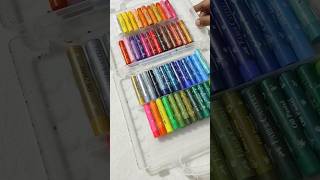 Unboxing Faber castell 50 shades of oil pastel shorts short unboxing artandcraft [upl. by Imoyaba]