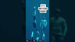 FREEDIVING WORLD RECORD ALENKA ARTNIK freediver freediving underwater [upl. by Tisdale33]