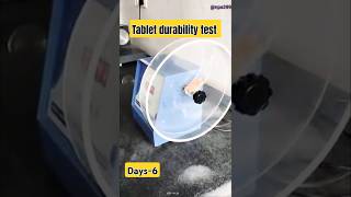 Days6Tablet durability test friability nikhil 💯pharma drugindustry experiment nps399 [upl. by Mona]