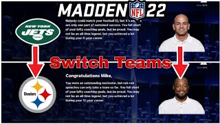 How to Switch Teams in Madden 22 Franchise Mode [upl. by Sapers]