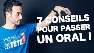 7 conseils importants pour réussir vos examens Oraux [upl. by Ripley]