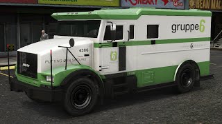 GTA 5 PC  How to open GRUPPE 6money van [upl. by Adnaral]