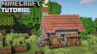 Minecraft  Stone Cottage Tutorial How to Build [upl. by Yaker244]