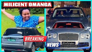 CONTROVERSIAL STORY BEHIND MILICENT OMANGA NEW BENTLEY AND RANGE ROVER [upl. by Ramirol998]