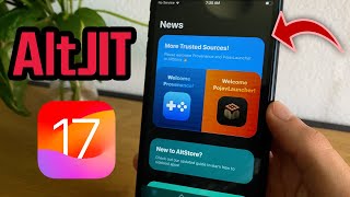 Altstore iOS 17  How To Get AltStore JIT No Computer [upl. by Reggi465]