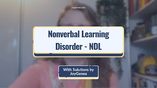 Nonverbal Learning Disorder NLD and Building a Great Life with Family Support [upl. by Arratoon]