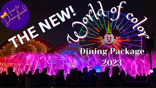 Is it Worth the Extra Cost NEW World of Color dining Package 2023 Storytellers Cafe [upl. by Etnoval]