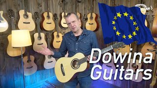 Dowina Guitars an artisan guitar experience [upl. by Adnirual]