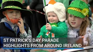 St Patrick’s Day parade highlights from around Ireland [upl. by East]