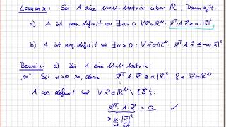 Analysis Diffbarkeit im Rn Definitheit bleibt bei kleinen Änderungen erhalten 1649 [upl. by Williams]