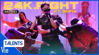 24KRIGHT thống trị sân khấu kết hợp cùng Sofia Truy Lùng Bảo Vật  Rap Việt Live Stage [upl. by Ekeiram]