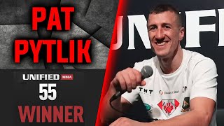 Pat Pytlik believes his 1st round TKO win should earn him UFC contract [upl. by Leisam597]