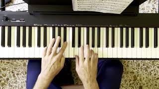 Alone together piano solo shell position left hand amp modern block chords [upl. by Dyl204]