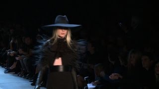 Fashion week Slimane debuts for Saint Laurent [upl. by Os171]