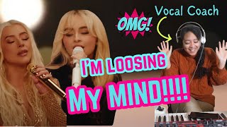 Christina Aguilera and Sabrina Carpenter  What a Girl Wants reactionvideo [upl. by Berl]