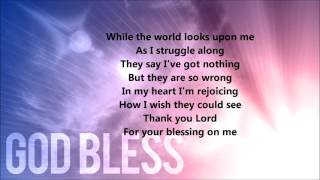 Thank You Lord For Your Blessings On Me Lyrics [upl. by Michail464]