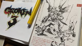 MITOGRAFIA  The Morning Random Sketches ✍️ Kenneth Rocafort  live drawing  117 [upl. by Stella]