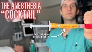 What the anesthesia quotcocktailquot contains amp why its given [upl. by Rider]