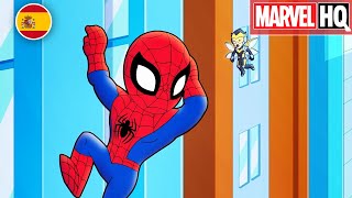 Aventuras de los superhéroes de Marvel  Da un pisotón y escucha  Marvel HQ España [upl. by Essilec186]