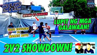 MAGKAPATID NA BALLER KUMASA SA BATANG MAKATI  2X2 BASKETBALL [upl. by Amaris714]