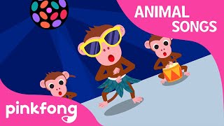 Cheeky Monkey  Animal Songs  Monkey Song  Pinkfong Songs for Children [upl. by Wescott]